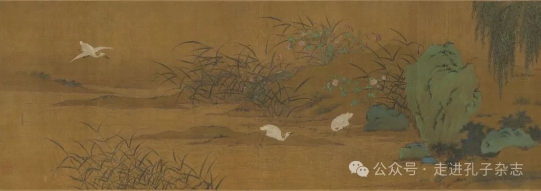 梅庆吉︱《九鸶图》：诗情画意解《论语》 - 孔子研究院