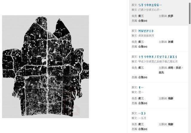 殷墟甲骨文数据库”上线发布- 孔子研究院